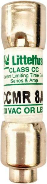 Value Collection - 250 VDC, 600 VAC, 8 Amp, Time Delay General Purpose Fuse - 300 at AC kA Rating - Exact Industrial Supply