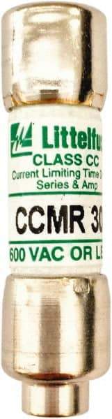 Value Collection - 500 VDC, 600 VAC, 30 Amp, Time Delay General Purpose Fuse - 300 at AC kA Rating - Exact Industrial Supply