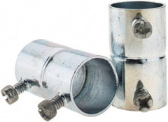 Value Collection - 3/4" Trade, Steel Set Screw EMT Conduit Coupling - Exact Industrial Supply