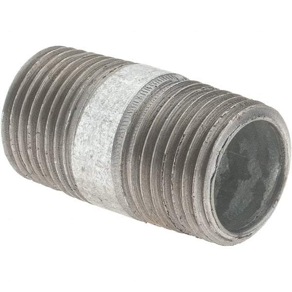 Value Collection - 1/2" Trade, Threaded Conduit Nipple - Exact Industrial Supply