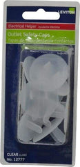 Leviton - White Electrical Outlet Safety Cap - For Use With Electrical Outlets - Exact Industrial Supply