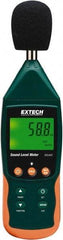 Extech - A and C Frequency Weight, LCD Display Datalogging Sound Meter - 30 to 130 Decibels - Exact Industrial Supply