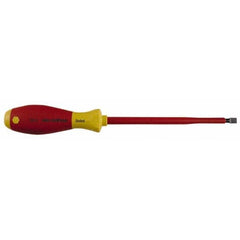Wiha - 3/8" Blade Width x 12-1/2" OAL Standard Slotted Screwdriver - Exact Industrial Supply