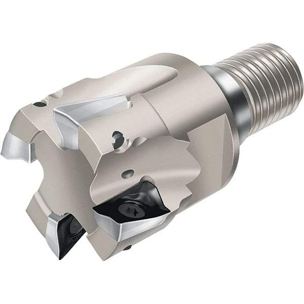 Walter - 40mm Cut Diam, 15mm Max Depth of Cut, Indexable Square Shoulder End Mill - Multiple Insert Styles, T36 Modular Connection, 90° Lead Angle, Through Coolant - Exact Industrial Supply