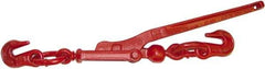CM - 2,600 Lbs. Load Limit Lever Loadbinder - 1/4 Inch Max Chain Size, 3-3/4 Inch Take Up, Chain Grade 43 - Exact Industrial Supply