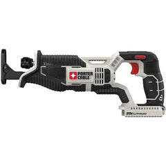 Porter-Cable - 20V, 0 to 3,000 SPM, Cordless Reciprocating Saw - 1" Stroke Length, 14-1/2" Saw Length, Lithium-Ion Batteries Not Included - Exact Industrial Supply