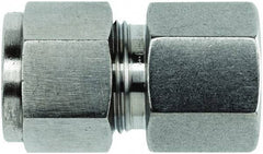 Brennan - 1" OD, Stainless Steel Female Connector - Comp x FNPT Ends - Exact Industrial Supply