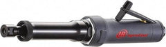 Ingersoll-Rand - 1/4" Collet, Straight Handle, Air Extended Length Die Grinder - 7,500 RPM, Rear Exhaust, 25 CFM, 1 hp, 90 psi - Exact Industrial Supply