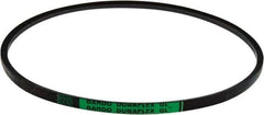 Bando - Section 5L, 21/32" Wide, 56" Outside Length, V-Belt - Rubber Compound, Black, Fractional HP, No. 5L560 - Exact Industrial Supply