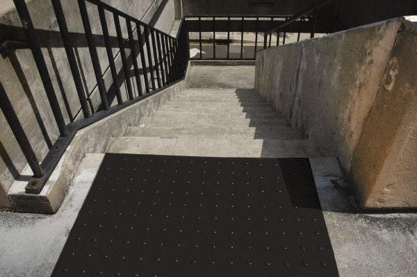 UltraTech - 2 Ft. Long x 2 Ft. Wide, Urethane Surface, Molded Bubble Entrance Matting - Outdoor, Heavy Traffic, Urethane, Black - Exact Industrial Supply