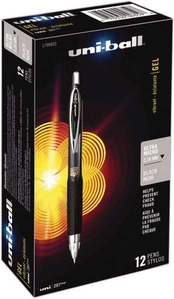 Prismacolor - 0.38mm Retractable Pen - Black - Exact Industrial Supply