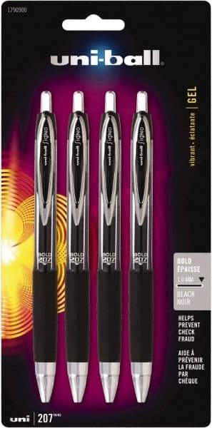Prismacolor - 1mm Retractable Pen - Black - Exact Industrial Supply