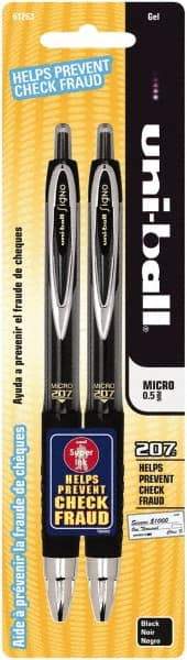 Prismacolor - 0.5mm Retractable Pen - Black - Exact Industrial Supply