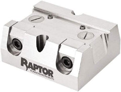 Raptor Workholding - 2-1/4" Jaw Width, 10" High x 8" Long x 10" Wide Dovetail Vise - For Use with 4 & 5 Axis Workholding Systems - Exact Industrial Supply