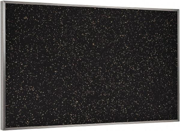 Ghent - 46-1/2" Wide x 36" High Open Cork Bulletin Board - Rubber, Tan Speckled - Exact Industrial Supply