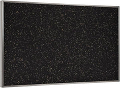 Ghent - 46-1/2" Wide x 36" High Open Cork Bulletin Board - Rubber, Tan Speckled - Exact Industrial Supply