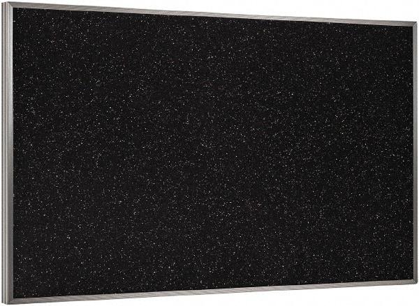 Ghent - 46-1/2" Wide x 36" High Open Cork Bulletin Board - Rubber, Confetti (Color) - Exact Industrial Supply