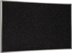 Ghent - 46-1/2" Wide x 36" High Open Cork Bulletin Board - Rubber, Confetti (Color) - Exact Industrial Supply