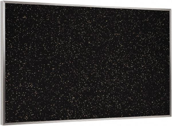 Ghent - 72-1/2" Wide x 48-1/2" High Open Cork Bulletin Board - Rubber, Tan Speckled - Exact Industrial Supply