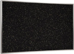 Ghent - 72-1/2" Wide x 48-1/2" High Open Cork Bulletin Board - Rubber, Tan Speckled - Exact Industrial Supply