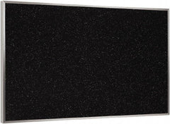 Ghent - 72-1/2" Wide x 48-1/2" High Open Cork Bulletin Board - Rubber, Confetti (Color) - Exact Industrial Supply