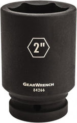 GearWrench - 1" Drive 1-15/16" Deep Impact Socket - 6 Points, 4-1/4" OAL - Exact Industrial Supply