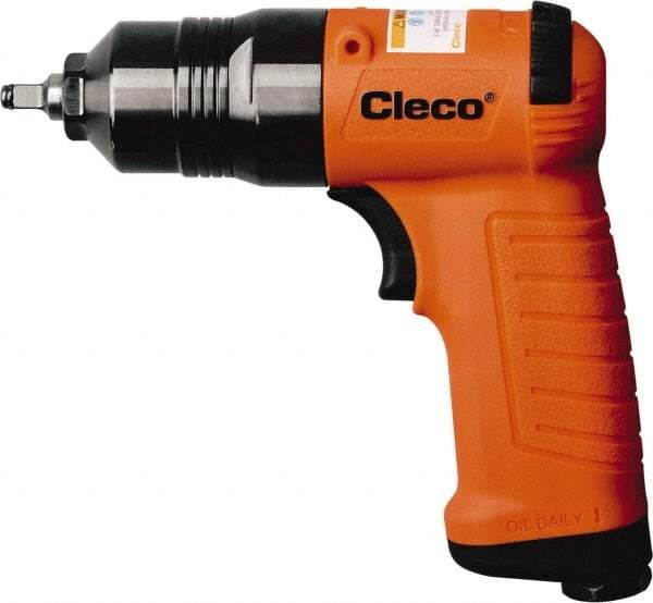 Cleco - 3/8" Drive, 12,000 RPM, 340 Ft/Lb Torque Impact Wrench - Pistol Grip Handle, 1,400 IPM, 39.8 CFM, 90 psi, 1/4" NPT Inlet - Exact Industrial Supply