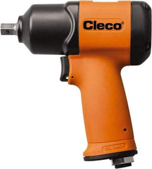 Cleco - 1/4" Drive, 13,000 RPM, 50 Ft/Lb Torque Impact Wrench - Pistol Grip Handle, 1,200 IPM, 31.9 CFM, 90 psi, 1/4" NPT Inlet - Exact Industrial Supply