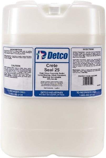 Detco - 5 Gal Container Glossy Clear Sealer - 400 Sq Ft/Gal Coverage, <100 g/L g/L VOC Content - Exact Industrial Supply