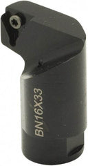 Parlec - TCMT 11 Insert Style, Replaceable Boring Bar Head - 0.6299" Shank Diam, Through Coolant - Exact Industrial Supply