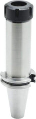Parlec - 1mm to 16mm Capacity, 4" Projection, CAT40 Taper Shank, ER25 Collet Chuck - 6.69" OAL - Exact Industrial Supply