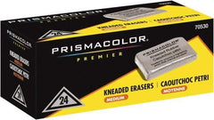 Prismacolor - Square Rubber Eraser - Gray - Exact Industrial Supply