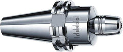 Schunk - CAT40 Taper Shank, 5/8" Hole Diam, Hydraulic Tool Holder/Chuck - 38mm Nose Diam, 101.6mm Projection, 38.6mm Clamp Depth, 25,000 RPM, Through Coolant - Exact Industrial Supply