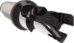 Allied Machine and Engineering - 18 to 19.99mm Diam, Straight Shank, 25.4mm Body Shank Diam, Combo Chamfer and Countersink Drill - TCMT 110204 Insert, 113.9mm OAL - Exact Industrial Supply
