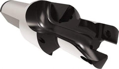 Allied Machine and Engineering - 16 to 16.99mm Diam, Straight Shank, 19.05mm Body Shank Diam, Combo Chamfer and Countersink Drill - TCMT 110204 Insert, 102.39mm OAL - Exact Industrial Supply