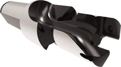 Allied Machine and Engineering - 17 to 17.99mm Diam, Straight Shank, 19.05mm Body Shank Diam, Combo Chamfer and Countersink Drill - TCMT 110204 Insert, 102mm OAL - Exact Industrial Supply