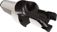 Allied Machine and Engineering - 15 to 15.99mm Diam, Straight Shank, 19.05mm Body Shank Diam, Combo Chamfer and Countersink Drill - TCMT 110204 Insert, 95.65mm OAL - Exact Industrial Supply