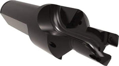 Allied Machine and Engineering - 12 to 13mm Diam, Straight Shank, 19.05mm Body Shank Diam, Combo Chamfer and Countersink Drill - TCMT 110204 Insert, 94.85mm OAL - Exact Industrial Supply