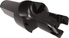 Allied Machine and Engineering - 14 to 15mm Diam, Straight Shank, 19.05mm Body Shank Diam, Combo Chamfer and Countersink Drill - TCMT 110204 Insert, 96.04mm OAL - Exact Industrial Supply