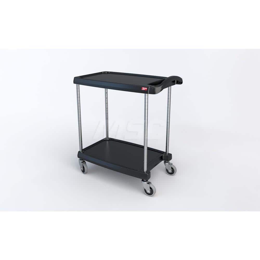 Metro - Carts; Type: Utility ; Load Capacity (Lb.): 300.000 ; Number of Shelves: 2 ; Width (Inch): 18-5/16 ; Length (Inch): 31-1/2 ; Height (Inch): 35-1/2 - Exact Industrial Supply