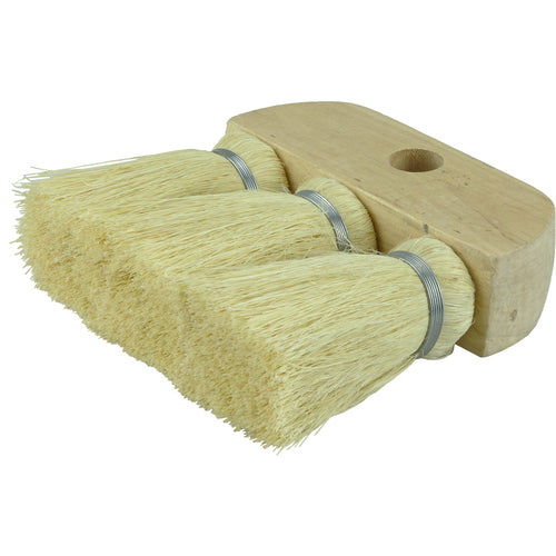 6-1/4″ 3-Knot Roof Brush, White Tampico Fill - Exact Industrial Supply