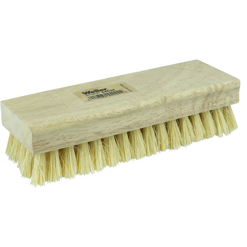 8″ × 2 3/4″ - White Tampico Block Type Industrial Hand Brush - Exact Industrial Supply