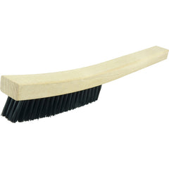 Plater's Brush, Nylon Fill, 4 × 19 Rows - Exact Industrial Supply