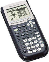 Texas Instruments - LCD Scientific Calculator - 3-3/8 x 7-1/2 Display Size, Black, Battery Powered, 10-1/2" Long x 7-1/2" Wide - Exact Industrial Supply
