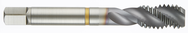 3/8-16 H3 3-Flute HSS-E Semi-Bottoming 40 degree Spiral Flute Tap-TiCN - Exact Industrial Supply