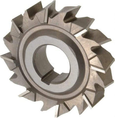 Keo - 3" Diam x 11/16" Width of Cut, 16 Teeth, High Speed Steel Side Milling Cutter - Staggered Teeth, Uncoated - Exact Industrial Supply