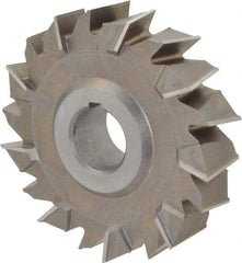 Keo - 4" Diam x 1" Width of Cut, 18 Teeth, High Speed Steel Side Milling Cutter - Staggered Teeth, Uncoated - Exact Industrial Supply