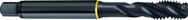 7/16-20 H3 3-Flute HSS-E Semi-Bottoming 40 degree Spiral Flute Tap-Steam Oxide - Exact Industrial Supply
