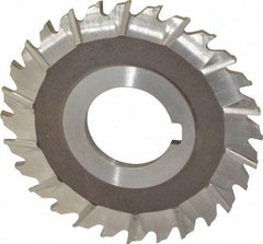 Keo - 3" Blade Diam x 1/8" Blade Thickness, 1" Hole, 28 Teeth, High Speed Steel Side Chip Saw - Staggered Tooth, Arbor Connection, Right Hand Cut, Uncoated - Exact Industrial Supply