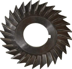 Keo - 2-1/2" Blade Diam x 1/16" Blade Thickness, 7/8" Hole, 28 Teeth, High Speed Steel Side Chip Saw - Straight Tooth, Arbor Connection, Right Hand Cut, Uncoated, with Keyway - Exact Industrial Supply